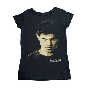 Rare HTF Vintage Twilight Saga New Moon Jacob Black Juniors XXL Tee